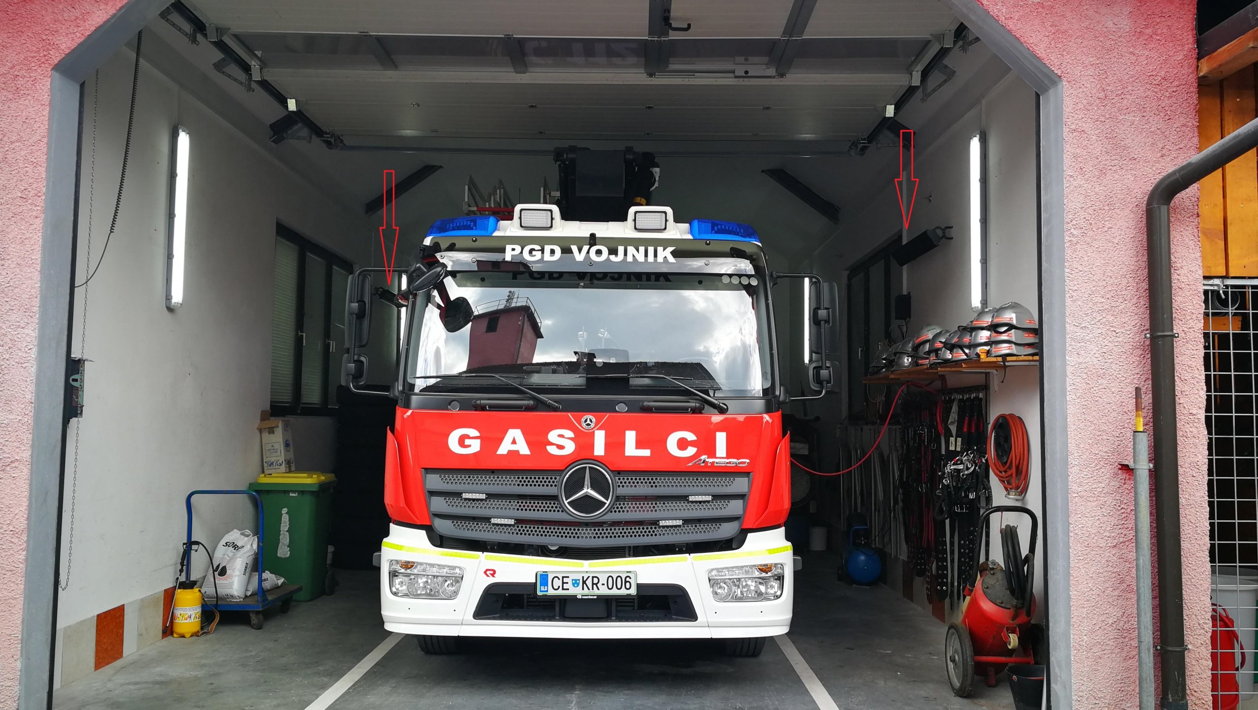 Fire department in Slovenia using Sundirect space heater SC series ...