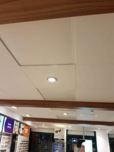 Store using sundirect infrared ceiling panel PE350, Netherlands