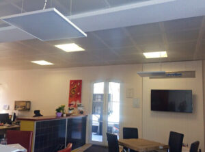 Office reception in Germany use Sundirect panel